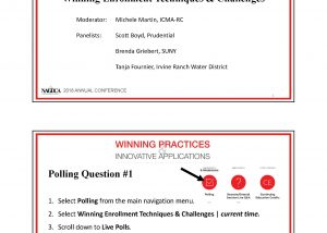 Winning Enrollment Techniques and Challenges