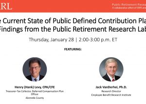 The Current State of Public Defined Contribution Plans: Findings from the Public Retirement Research Lab