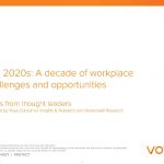 Voya - The 2020s: A decade of workplace challenges and opportunities