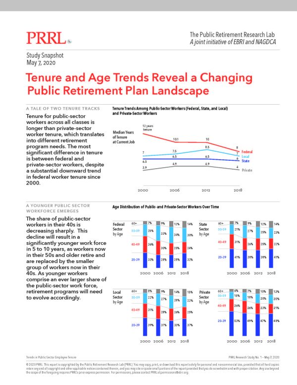 PRRL- Trends in Public-Sector Employee Tenure Study Snapshot