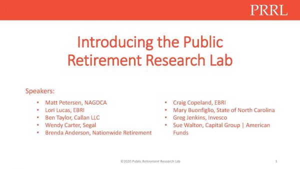Introducing the Public Retirement Research Lab: Defining the Future of Public Sector Retirement