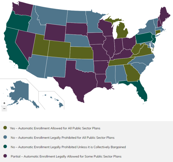 Automatic Enrollment Map