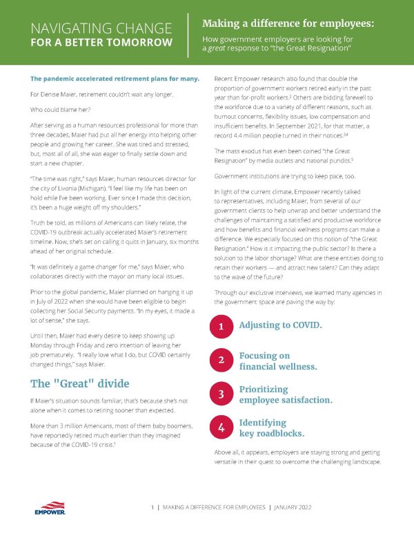 Empower - Making a difference for employees